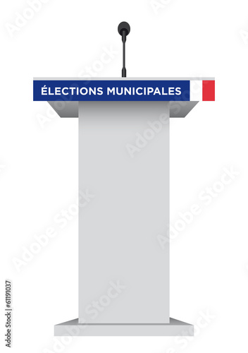 Pupitre Élections Municipales