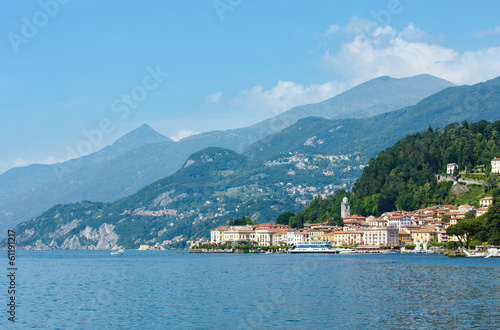 Lake Como (Italy) view from ship