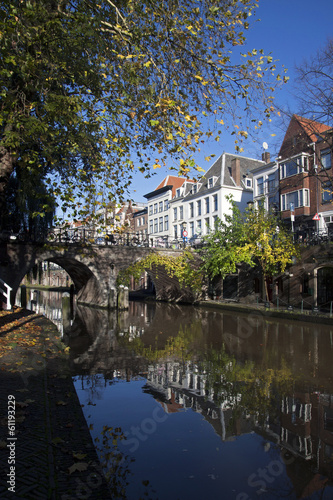 Old canal in Utrecht.