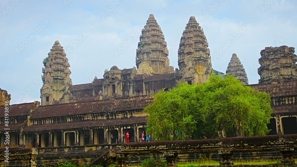 Ancient temple complex - Angkor Wat in Cambodia Ancient temple complex - Angkor Wat in Cambodia