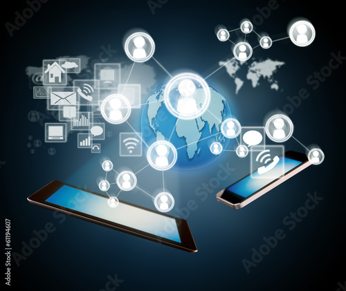 Wallpaper Mural Modern mobile devices Torontodigital.ca