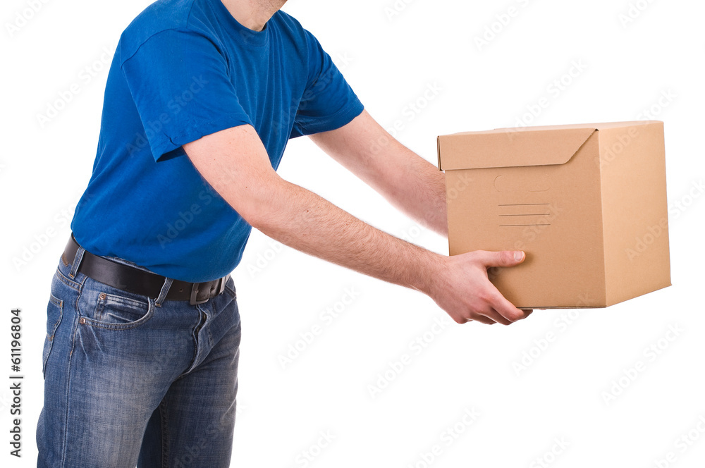 Delivery man. Delivery man.