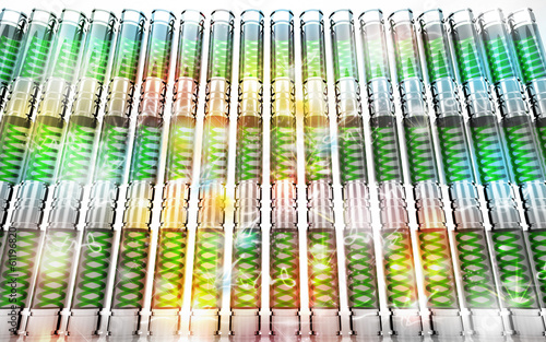 Chimica, genoma umano, dna, rna, elicoidale, provetta photo