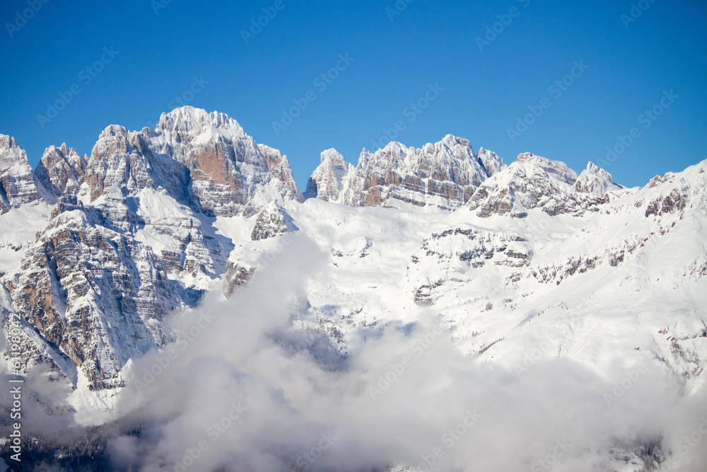Obraz premium Paganella ski, Trentino, Italy