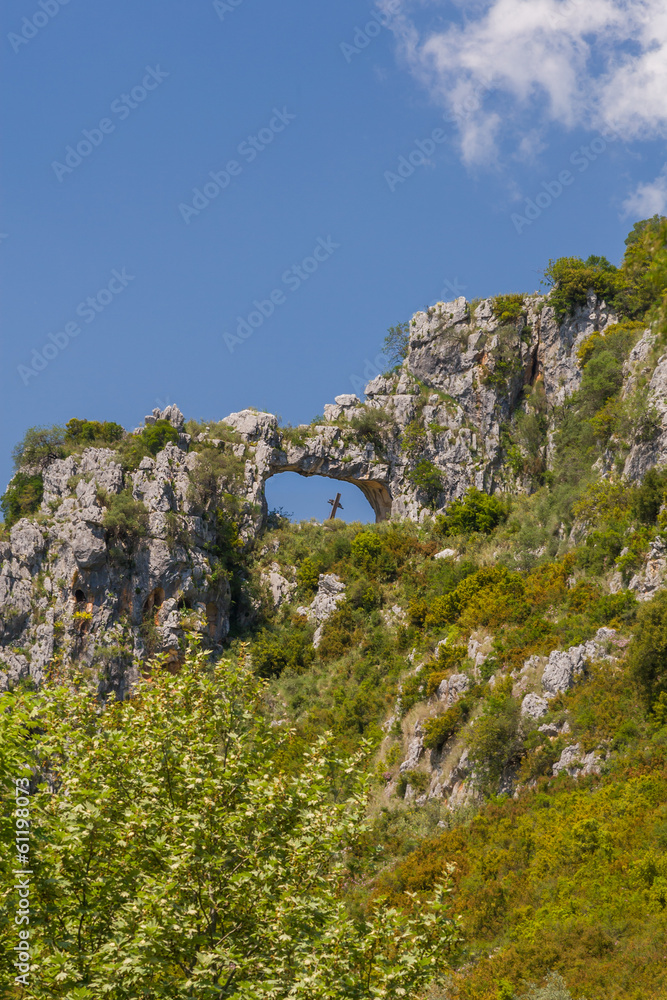 The stone forest in autumn, Zagoria region The stone forest in autumn, Zagoria region