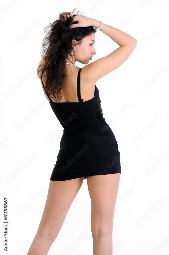 Fototapeta premium portrait of young attractive woman