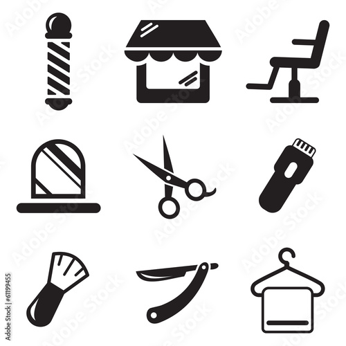 Barber Shop Icons