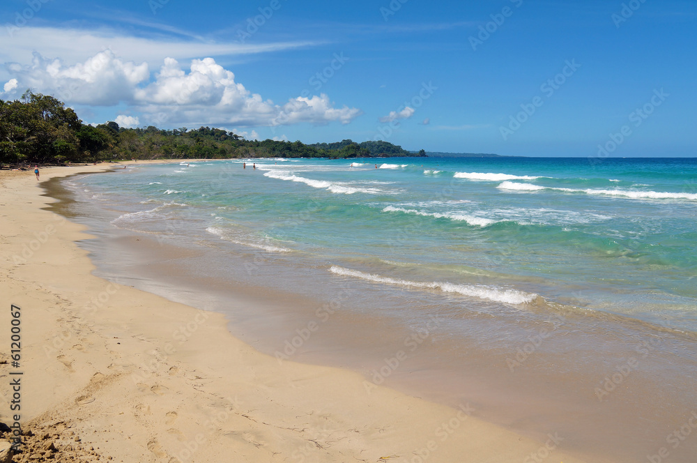 Beach in the Caribbean coast of Panama