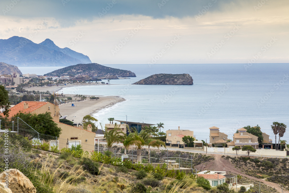 Beautiful landscape of southern Spanish village