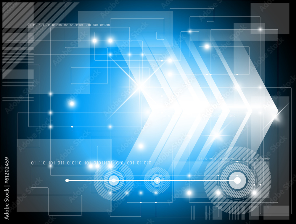 Obraz premium Futuristic fantasy background