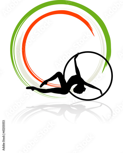 Logo Italia ginnastica ritmica - Cerchio