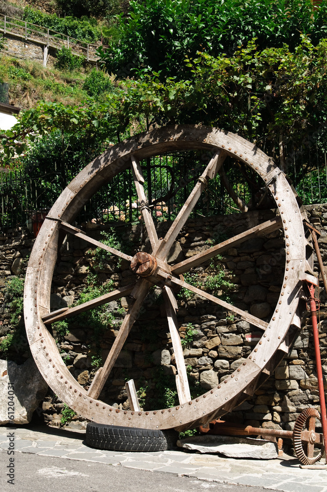 Ruota per mulino ad acqua