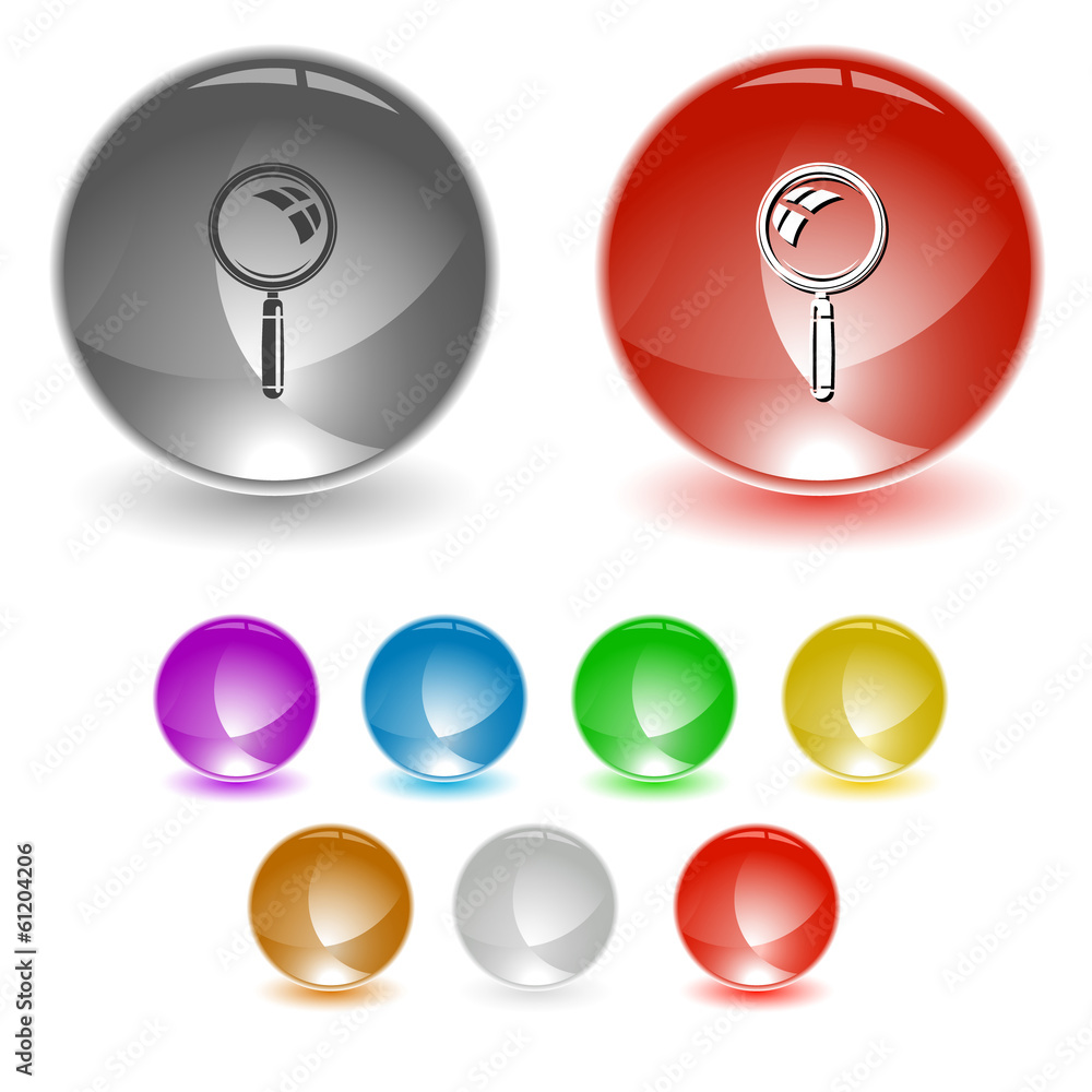 Loupe. Vector interface element. Loupe. Vector interface element.