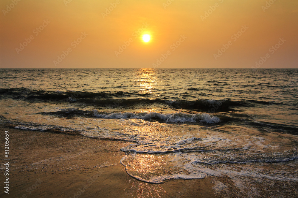 beautiful ocean sunset