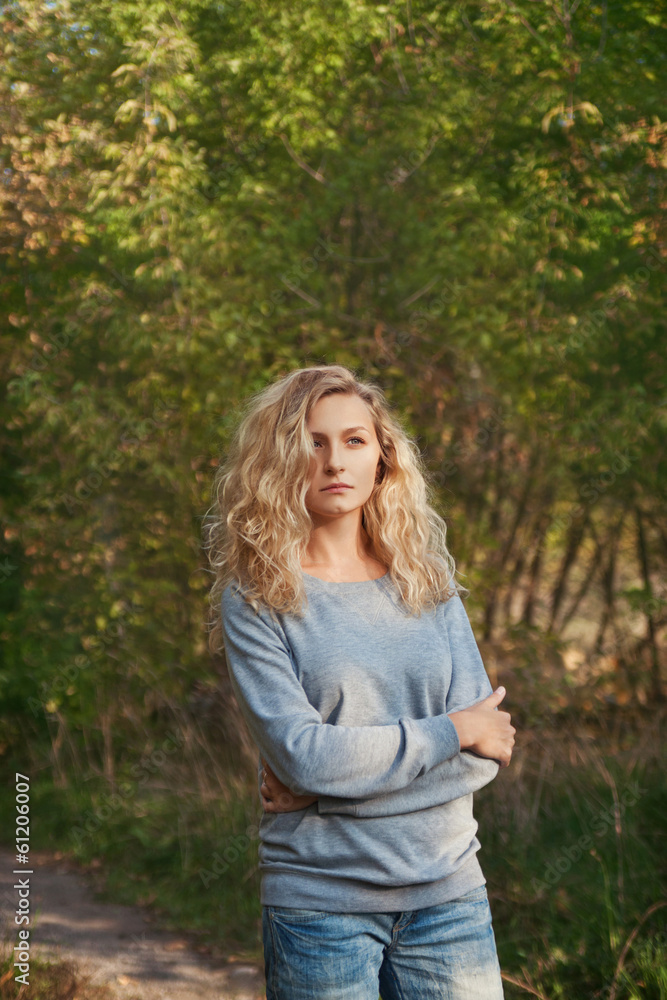 portrait of a beautiful girl in the park in autumn portrait of a beautiful girl in the park in autumn