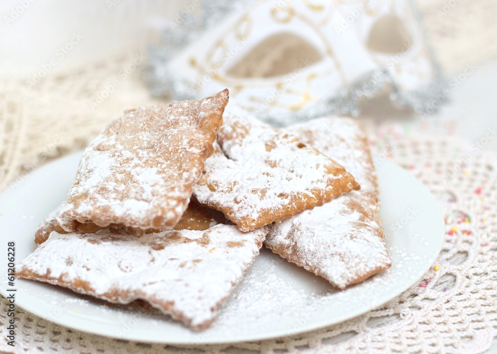 Chiacchiere - Traditional Italian carnival sweets Chiacchiere - Traditional Italian carnival sweets