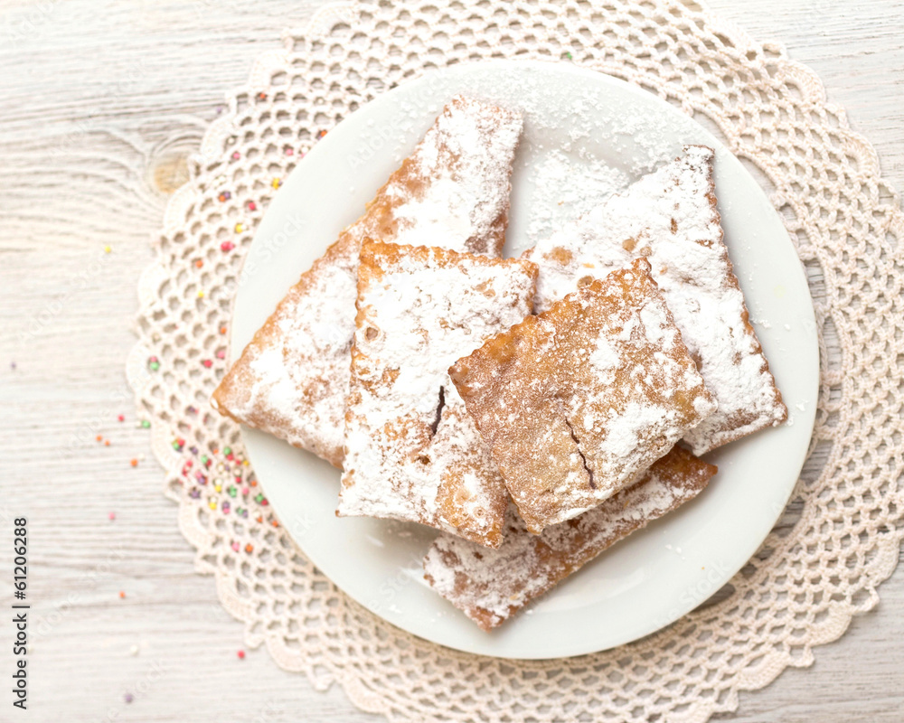 Chiacchiere - Traditional Italian carnival sweets