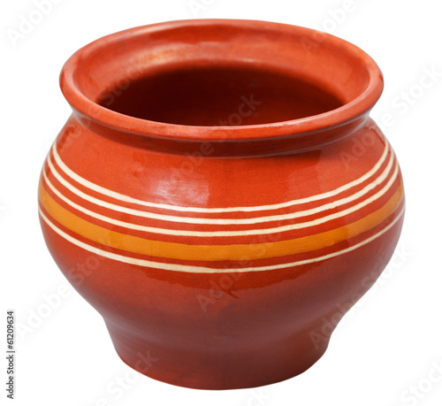 open ceramic pot