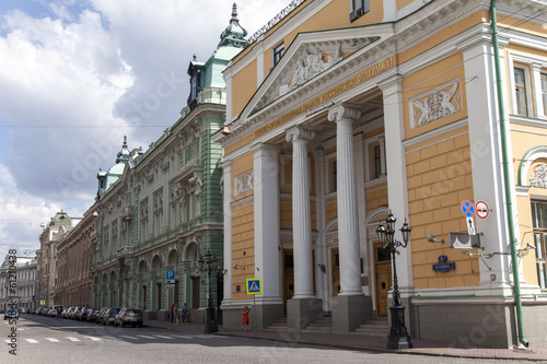 Photography Moscow, Russia . Typical architecture of historic buildings