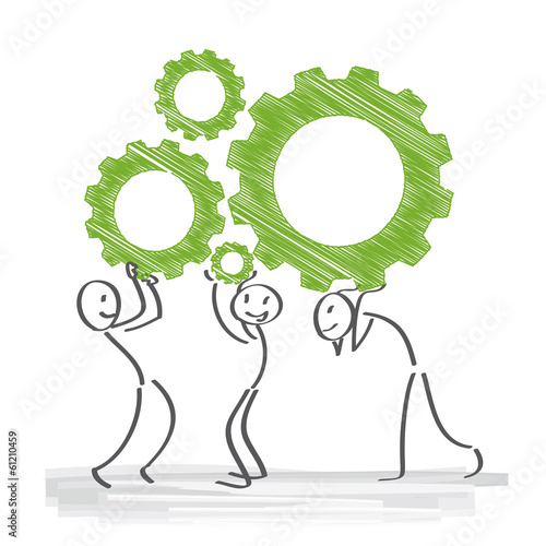 Zahnrad, Teamwork