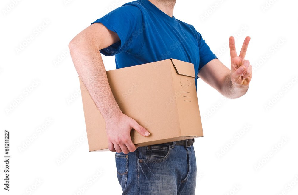 Delivery man. Delivery man.