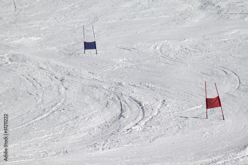 Tableau sur toile slalom