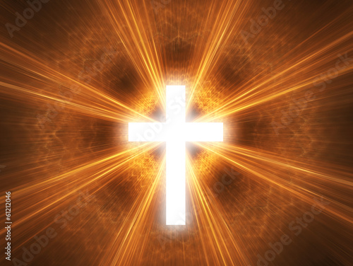 Glowing cross