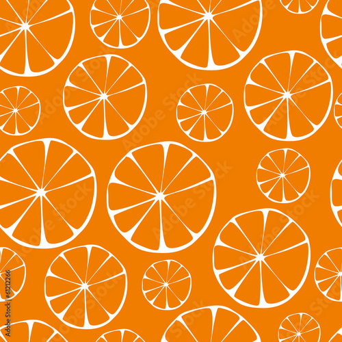 Vector orange pattern