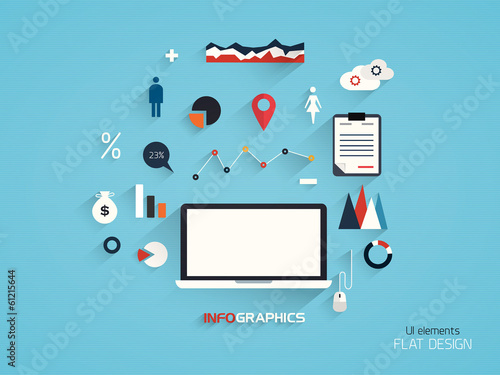flat infogpahics