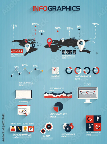 flat infogpahics