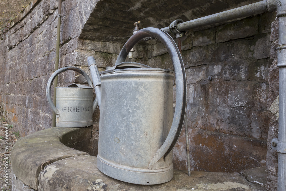 watering cans