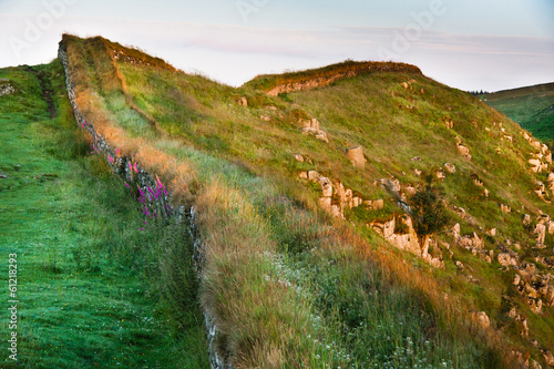 Fototapeta Hadrian's wall, Northumberland, England