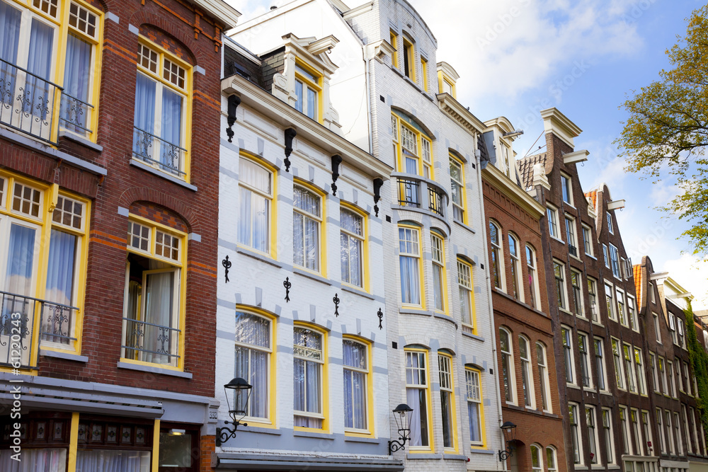 Fototapeta premium Amsterdam facade