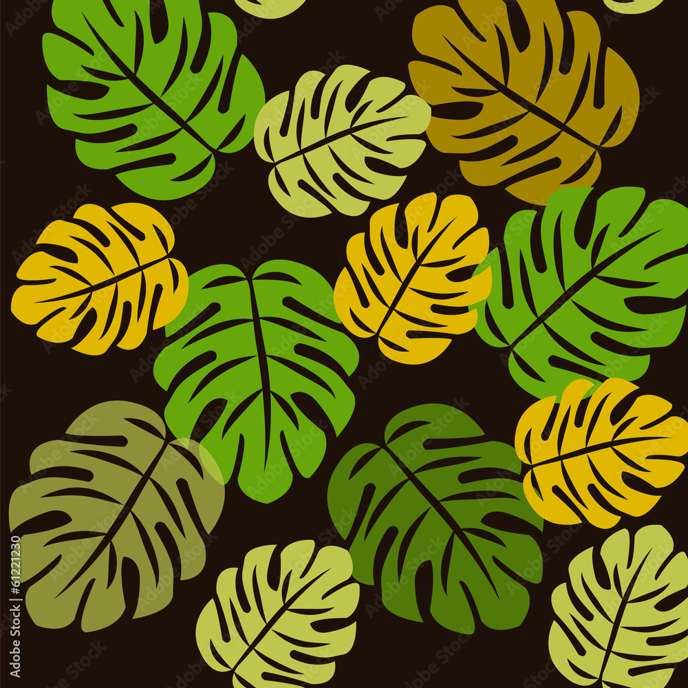 Seamless Tropical Pattern Seamless Tropical Pattern