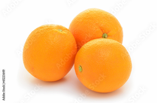 Organic navel oranges photo