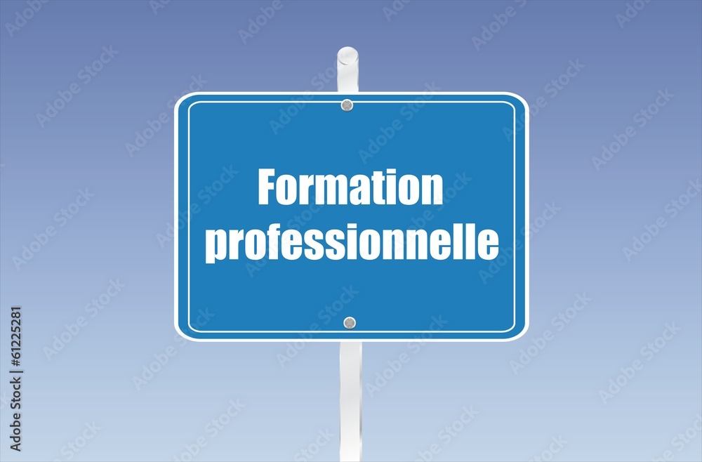 panneau formation professionnelle Stock Vector Adobe Stock