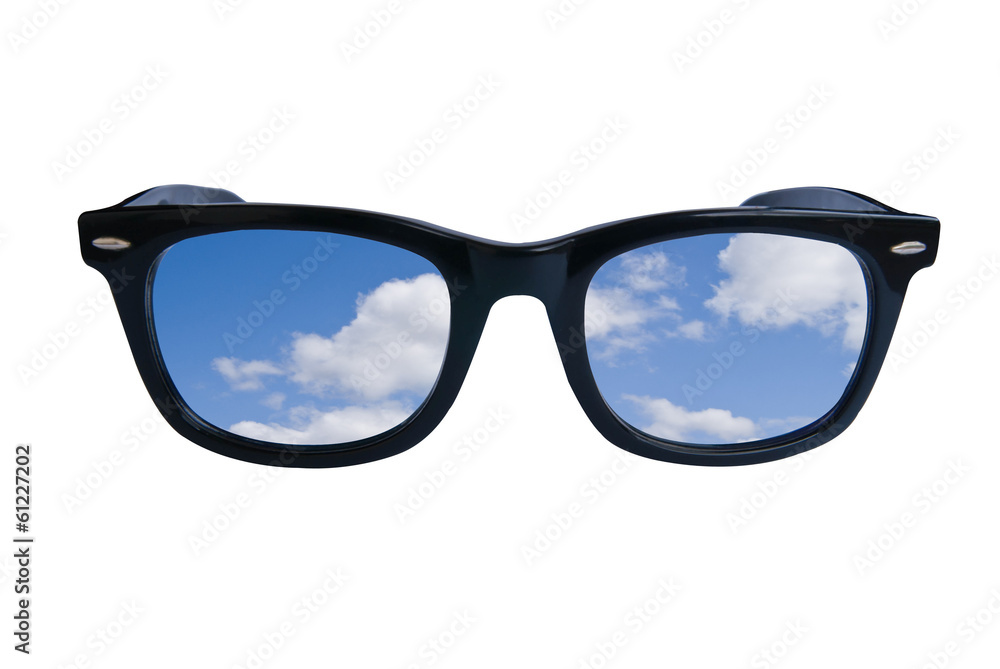 glasses sky