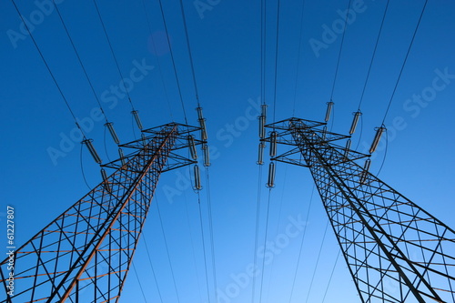 High voltage pylons