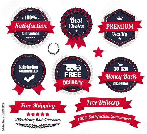 Classic Premium Quality Ecommerce Badges