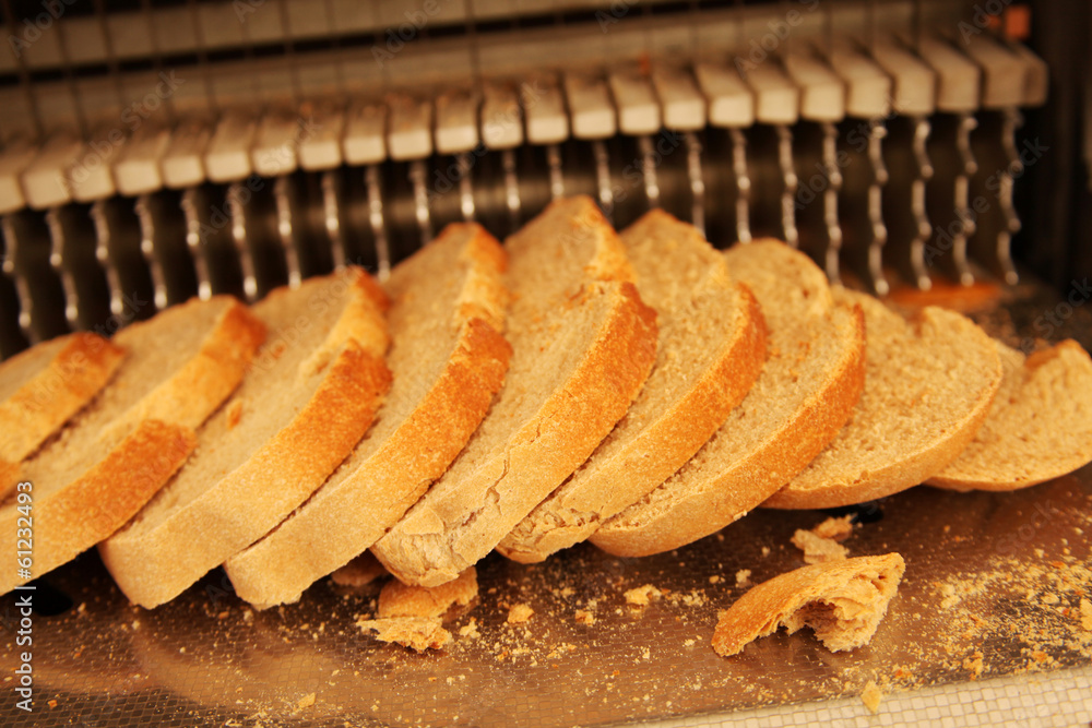 Bread in a BreadSlicer