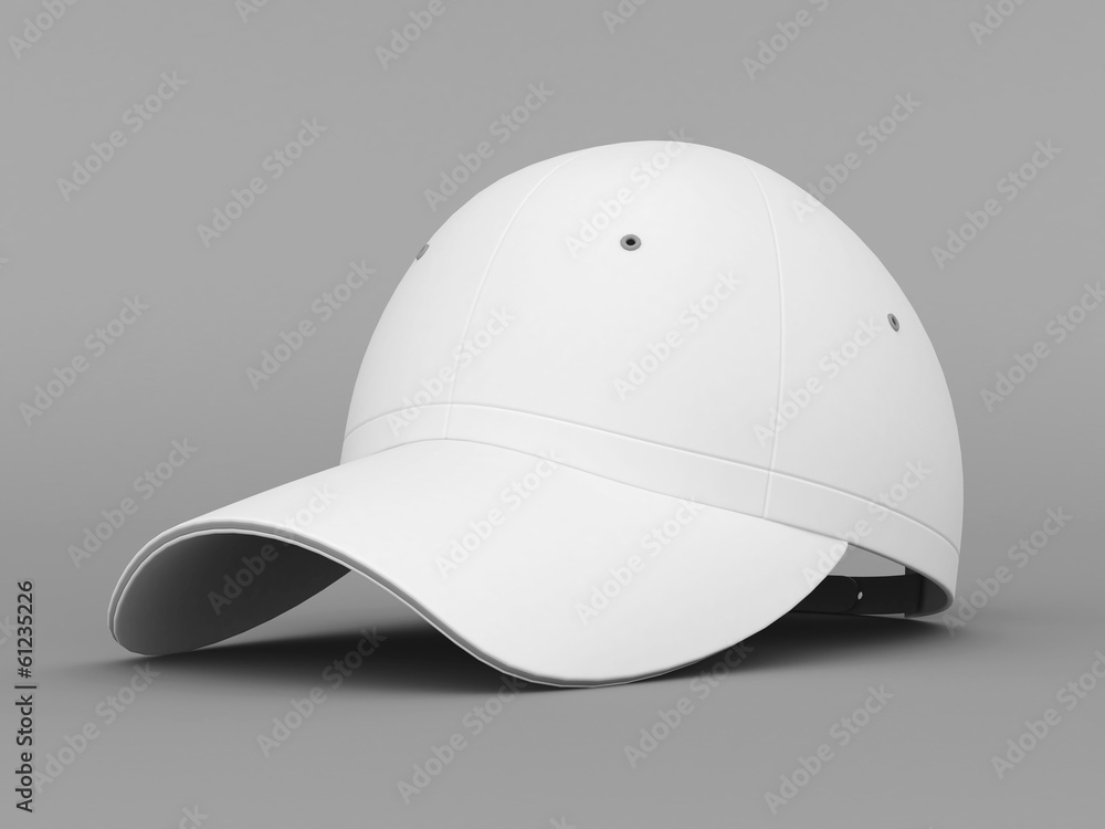 Fototapeta premium White baseball cap