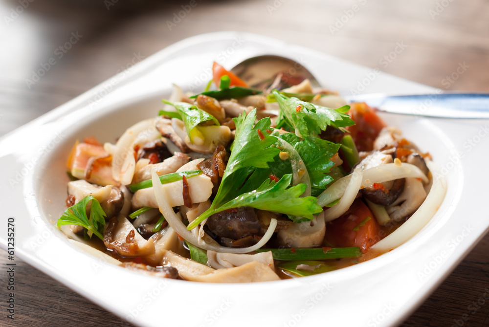Mixed mushroom salad Mixed mushroom salad