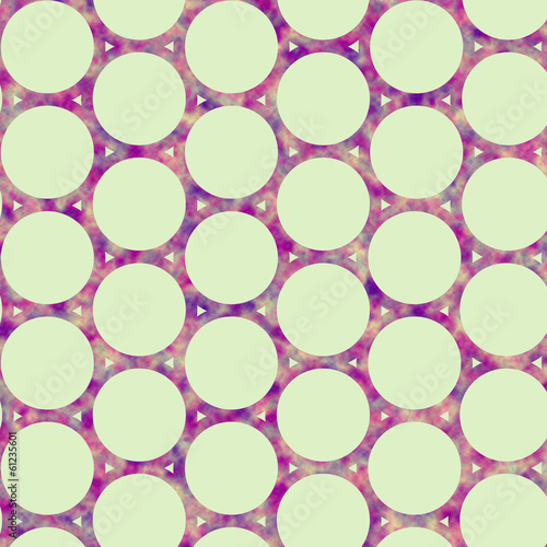 Background of the plurality of of circles coupled to the grid