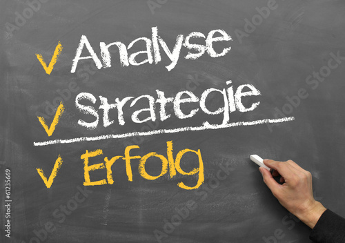 analyse, strategie, erfolg photo