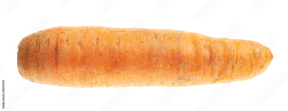 Unpeeled carrot isolated Unpeeled carrot isolated