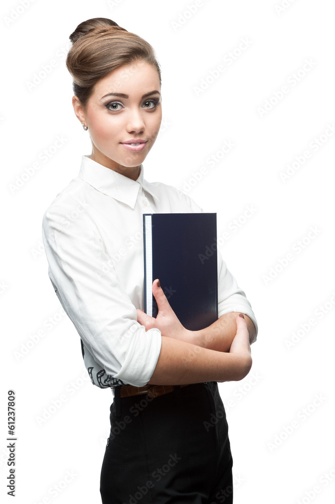 young smiling business woman young smiling business woman