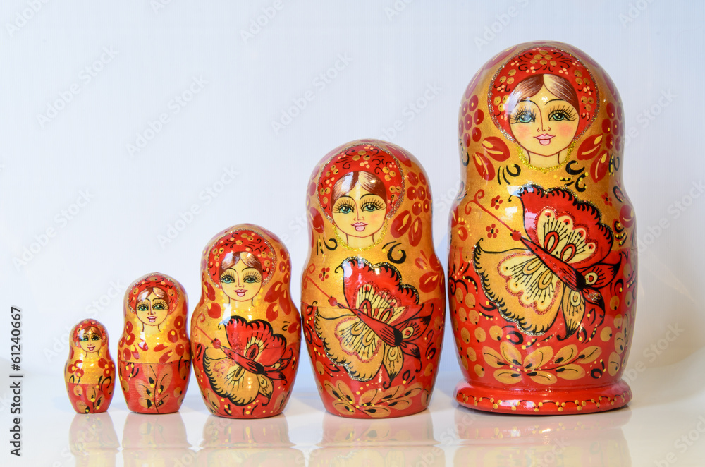 Russische Matrjoschka Russische Matrjoschka