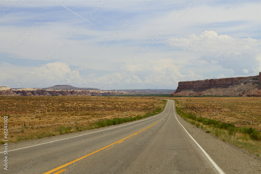 route vers chelly , Arizona