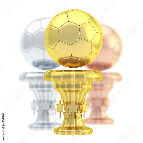 Award football sport trophy cup