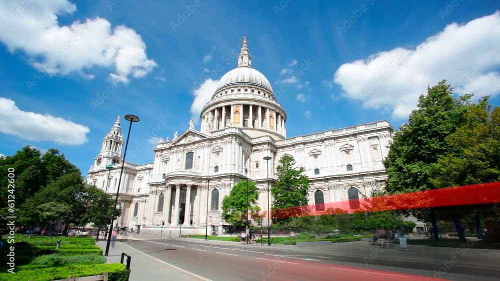 St. Paul's Cathedral Long Exposure Timelapse St. Paul's Cathedral Long Exposure Timelapse